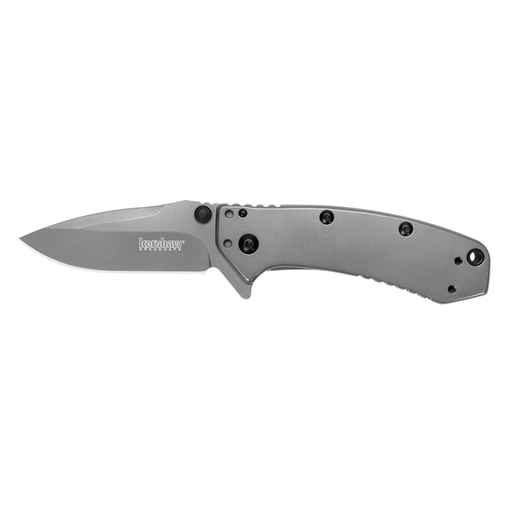 Briceag pliabil Cryo 1555TI, Kershaw, Inox, 7 cm, Argintiu