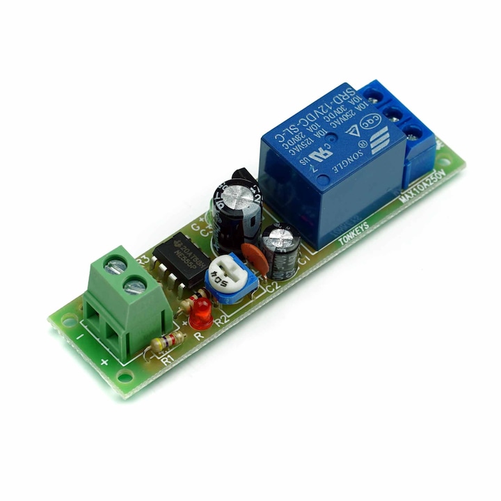 Modul cu releu de timp, Elektroweb, 12 V