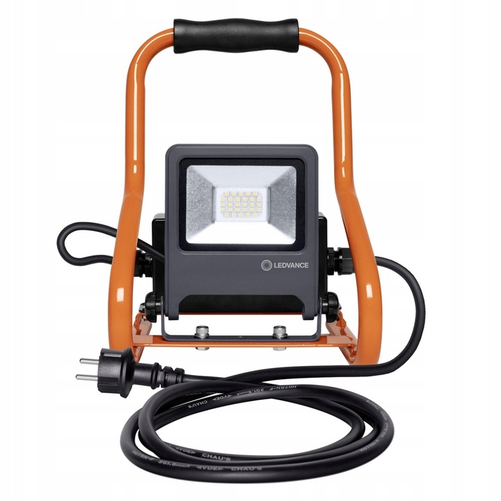 Proiector de lucru LED Ledvance, 20 W, Negru/Portocaliu