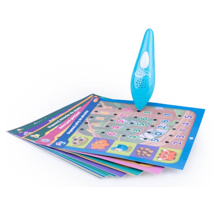 Интерактивна химикалка, Dumel, LED, +3 години, Многоцветна