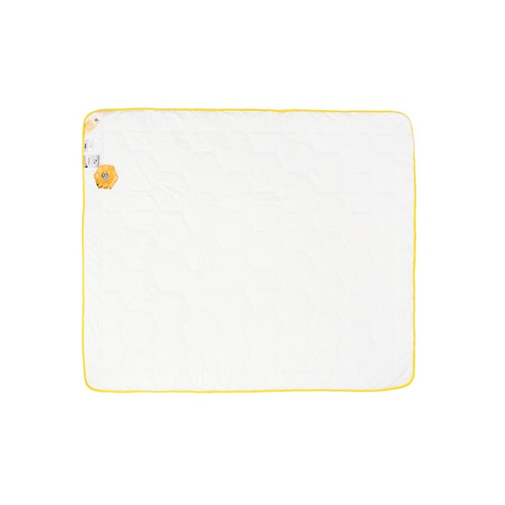 Pilota Bee Soft, AMZ, Bumbac satinat, Pentru vara, 200 x 220 cm, 900 g, Alb