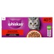 Hrana umeda pentru pisici Whiskas, selectii clasice in sos de carne, Vita, Pui, Miel si Pasare, 40 x 85 g
