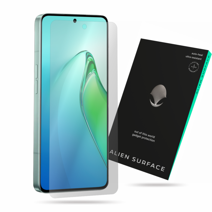 Alien Surface védőfólia, kompatibilis az Oppo Reno 8 Pro (Pro Plus) 5G-vel, képernyővédő, kompatibilis a tokkal
