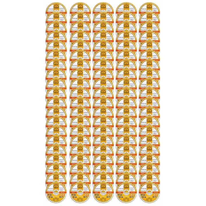 Set discuri de taiat metal Tediam, 125x1 mm, 100 bucati