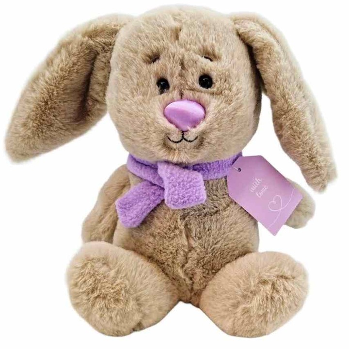 Frublu fényes orrú plüss nyuszi, 25cm