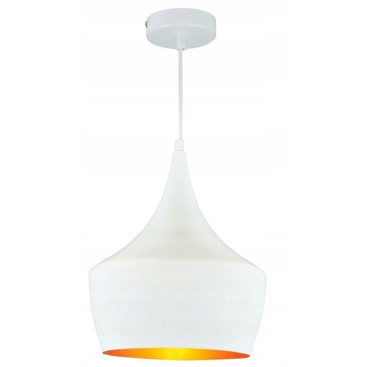 Висящ полилей, Polux, Алуминий, Бял