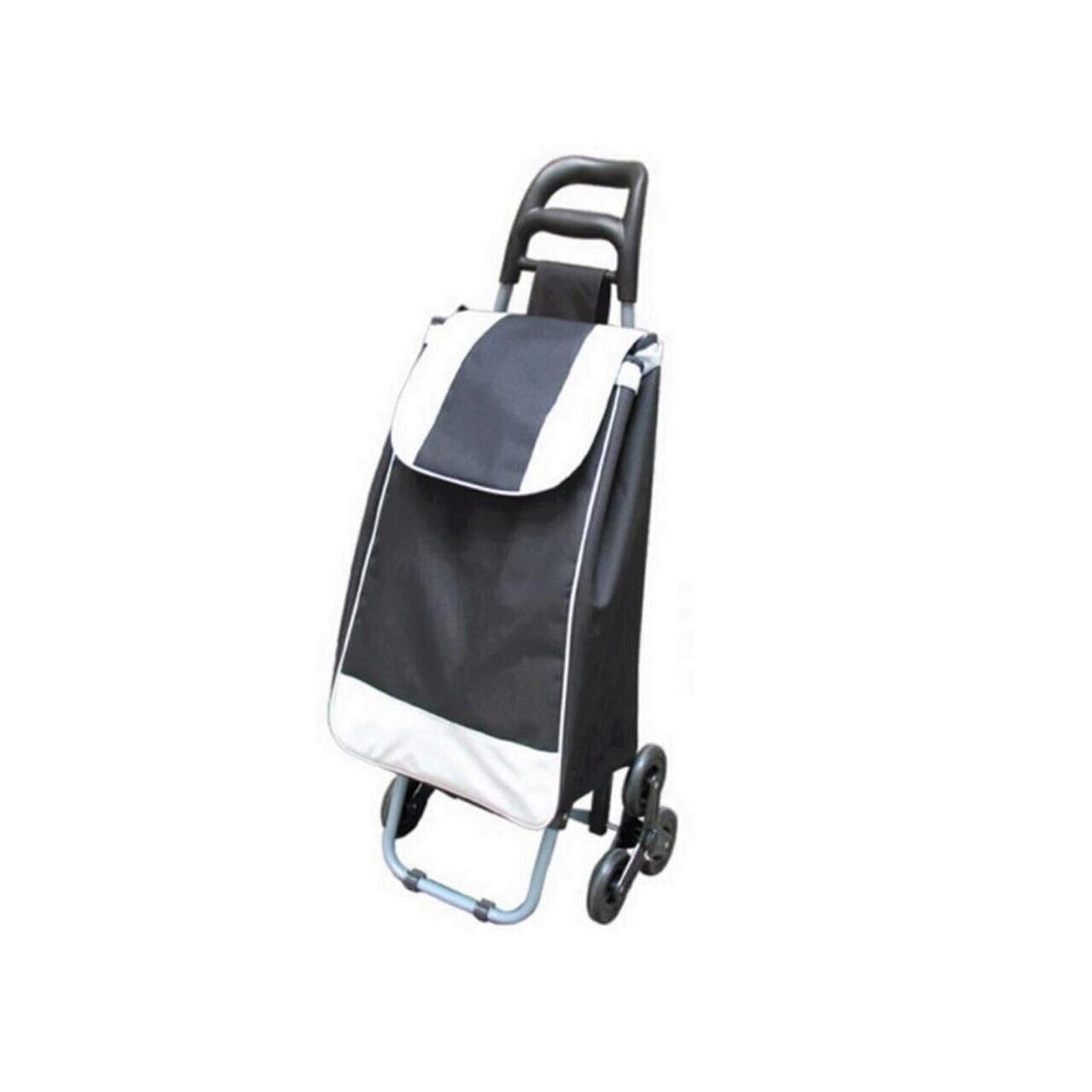 Carucior de cumparaturi Strend Pro Alfred, PE/PVC, max 30 kg, dimensiune 35 x 30 x 96 cm