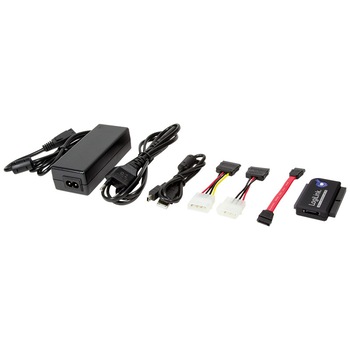 Adaptor USB 2.0 (T) la IDE & SATA, One Touch Backup, LogiLink AU0006C Adaptor USB 2.0 (T) la IDE & SATA, One Touch Backup, LogiLink AU0006C