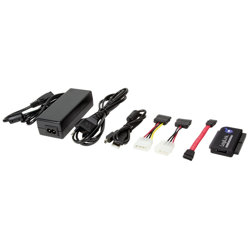 Adaptor USB 2.0 (T) la IDE & SATA, One Touch Backup, LogiLink