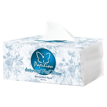 Servetele faciale Papilion Standard in nylon, 2 straturi, 250 foi Servetele faciale Papilion Standard in nylon, 2 straturi, 250 foi