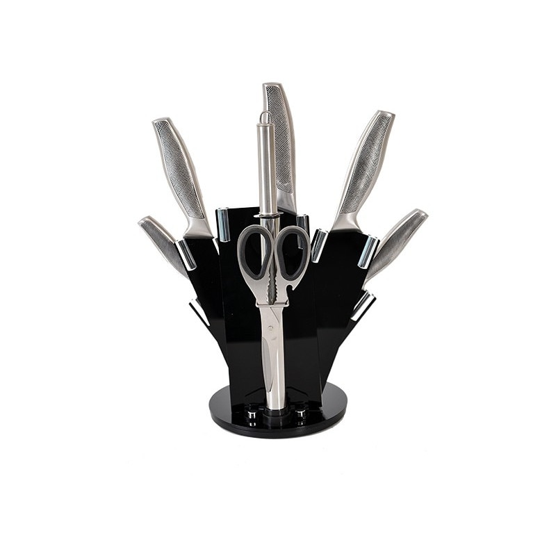 Set cutite inox cu suport ERT-MN 114