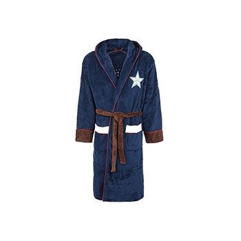 Halat de baie cu gluga, Captain America - marime universala Halat de baie cu gluga, Captain America - marime universala