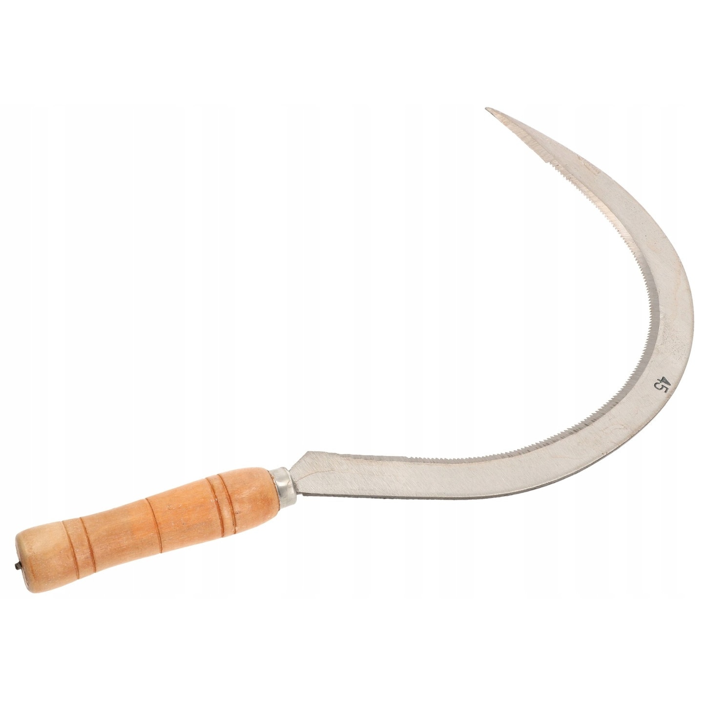 Secera Secera, Kotarbau, 24 cm, Otel/Lemn, Argintiu, Maro - eMAG.ro