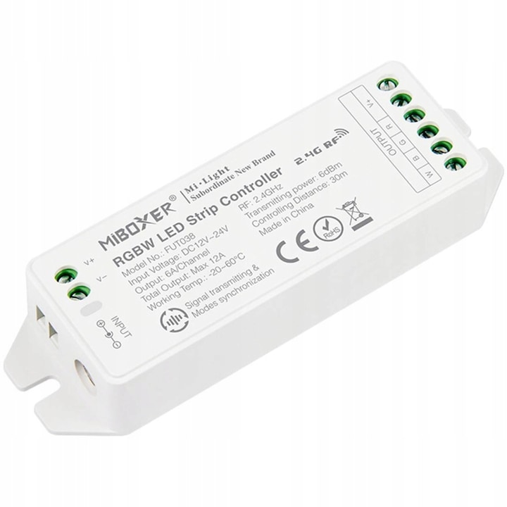 Controller pentru benzi LED, Mi-Light, Wi-Fi, Alb