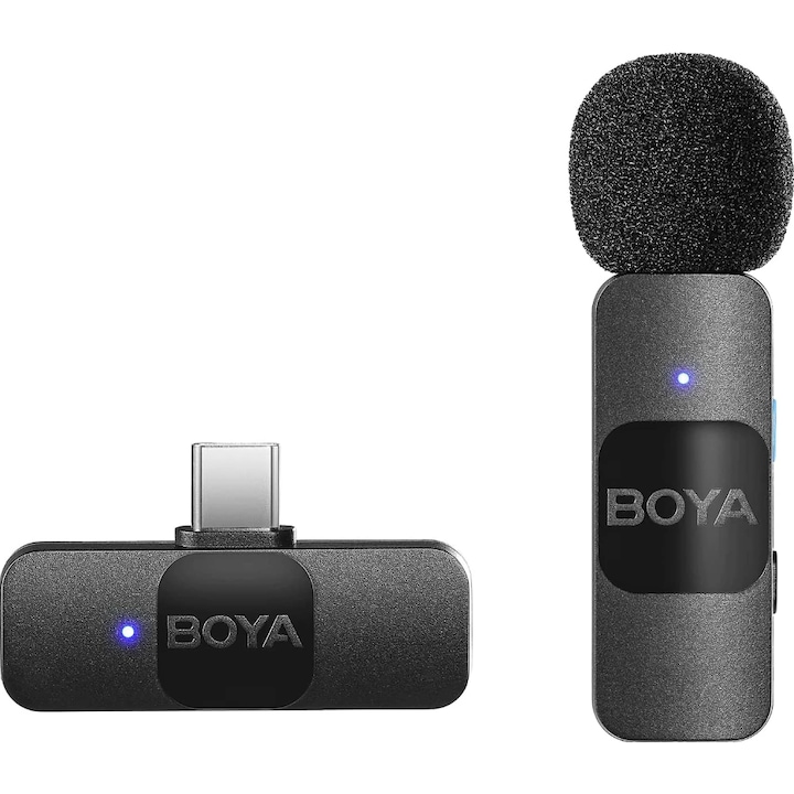 Mikrofon USB-C vezeték nélküli hajtókamikrofon rendszer, BOYA BY-V10 BY-BY-V10