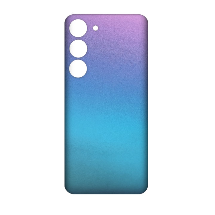 SILKASE bőrfólia Samsung Galaxy S23-hoz, bíbor kaméleon, telefon hátvédő