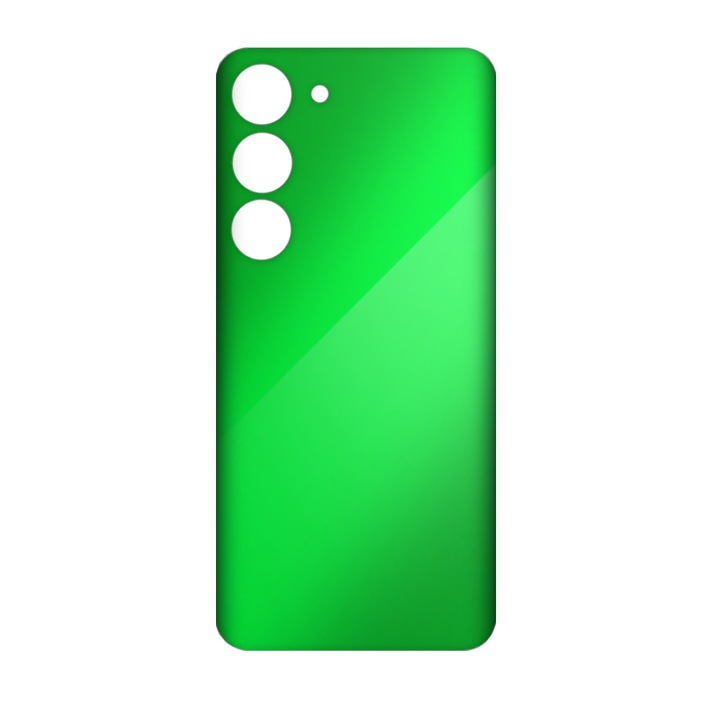 SILKASE bőrfólia Samsung Galaxy S23-hoz, neonzöld, telefon hátvédő