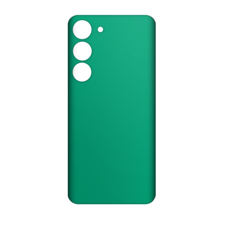 SILKASE bőrfólia Samsung Galaxy S23-hoz, matt türkiz, telefon hátvédő