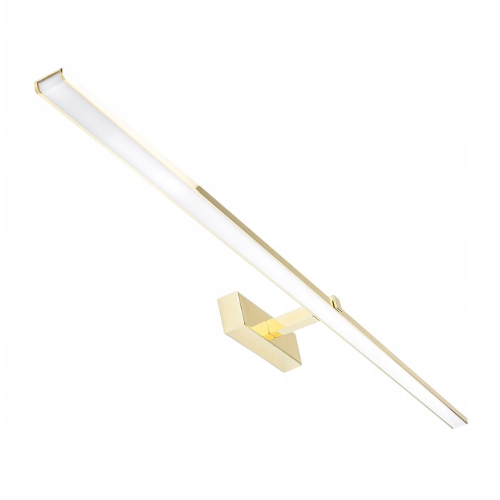 Lampa oglinda, Provero, Metal, 24W, 120 cm, Auriu
