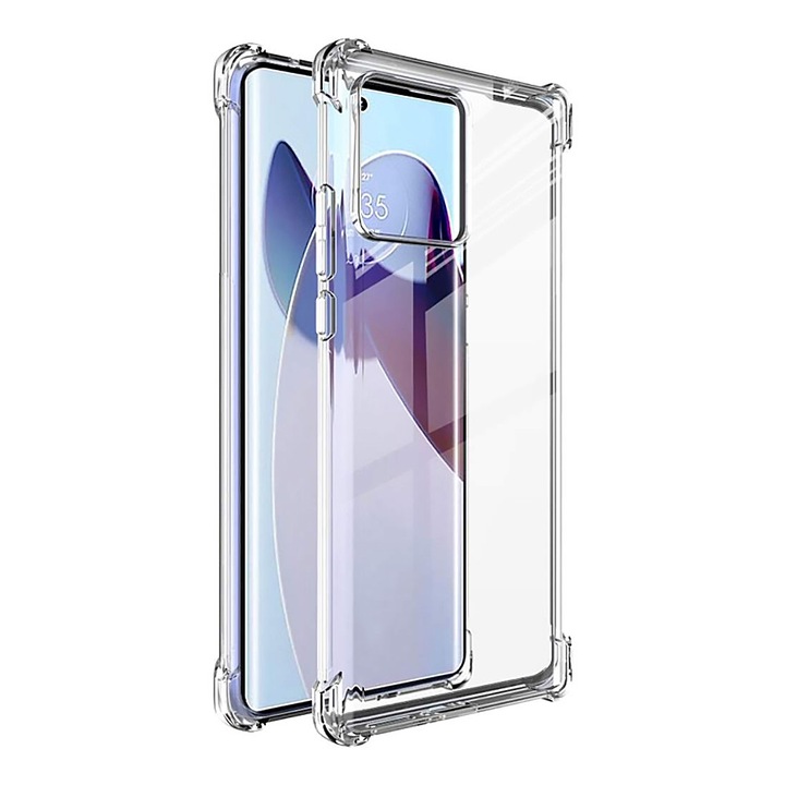 Husa Silicon Anti-Soc compatibil cu Motorola Moto X30 Pro 5g / Edge 30 Ultra, Transparent