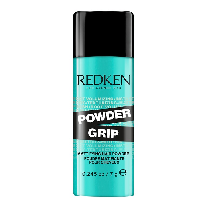Pudra texturizanta pentru par Redken Powder Grip nivel control mediu,volum si finisare mata, 7 gr