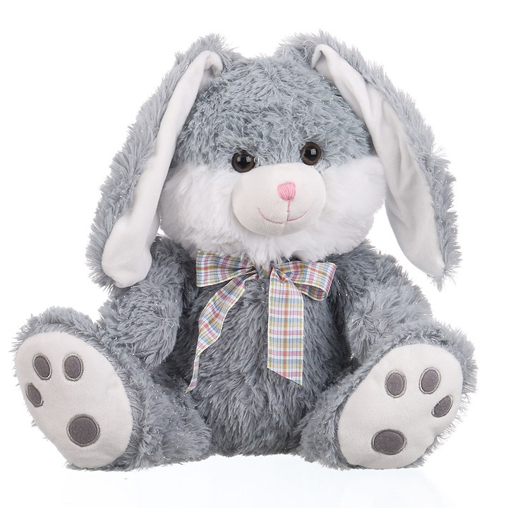 Jucarie de plus, W-web, 33 cm, Gri