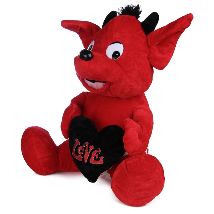 Jucarie de plus, W-web, 50 cm, Rosu