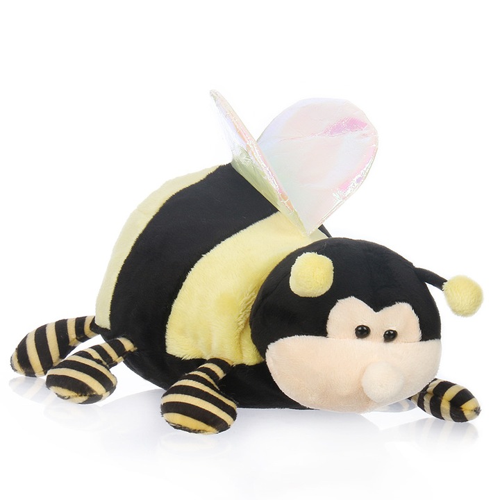 Jucarie de plus, W-web, 25 cm, Negru/Galben