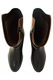 Ghete dama, Redfoot, Piele naturala, Negru/Maro, 36 EU