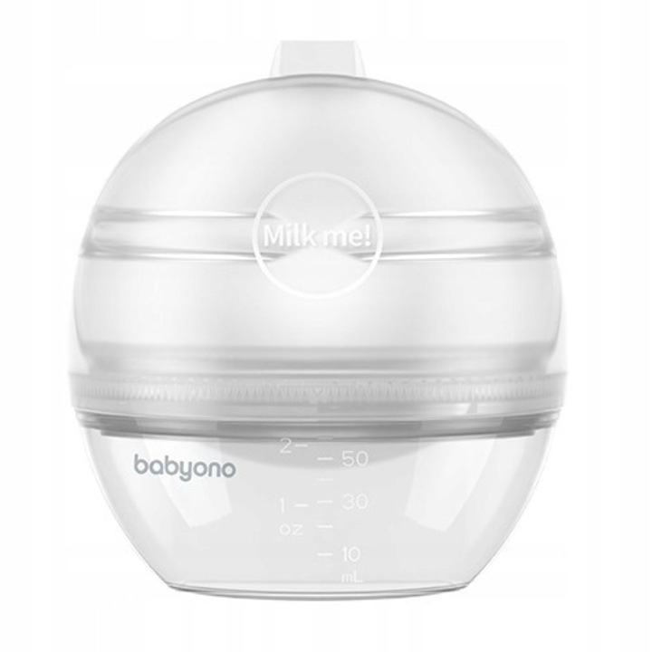 Pompa de san, Babyono, 60ml, Silicon, Transparent