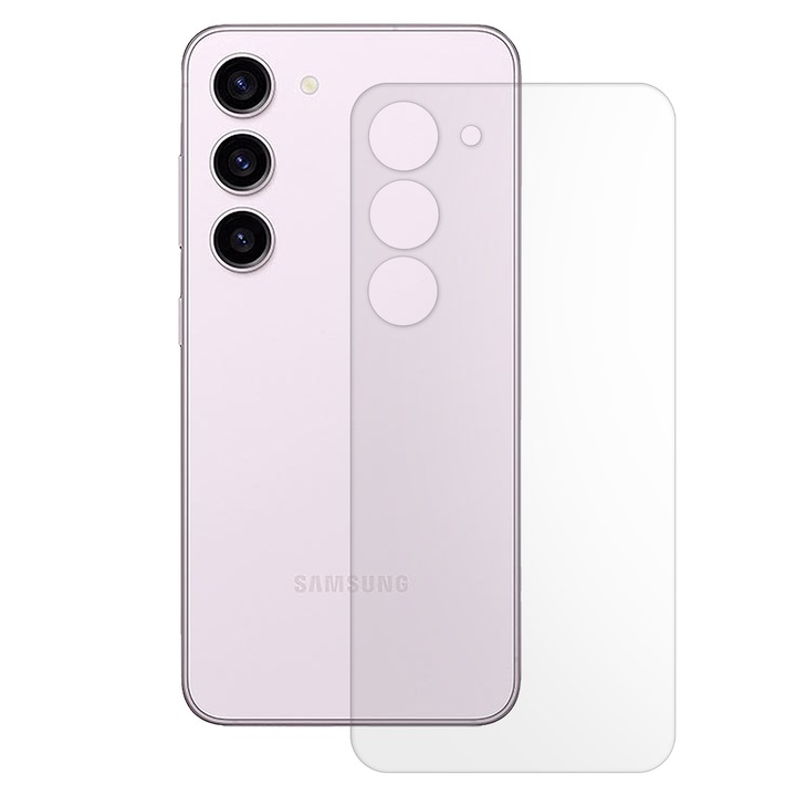 Folie spate mata SILKASE pentru Samsung Galaxy S23, protectie spate, silicon