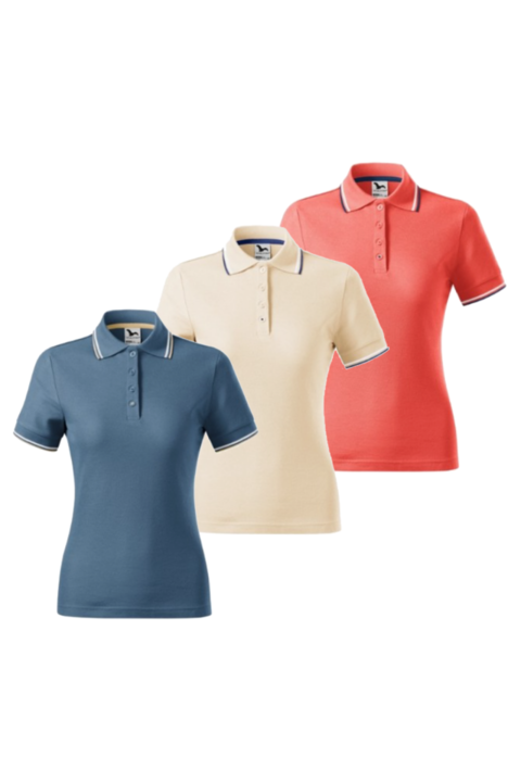 3 db-os női póló szett, Multicolor, 233 FOCUS-3, Többszínű