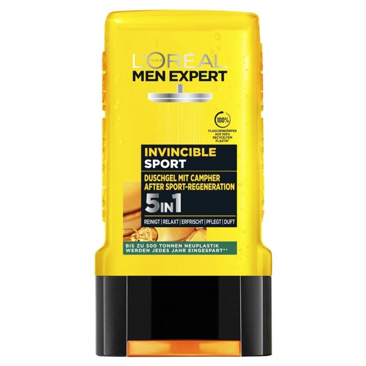 Gel de dus L'Oreal Paris Men Expert, Invincible Sport, 250 ml
