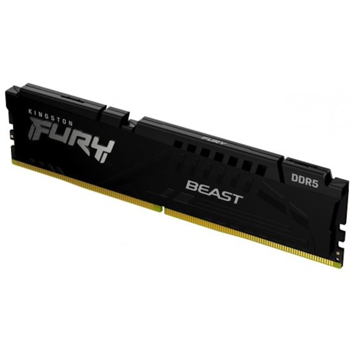Memorie RAM Kingston, DIMM, DDR5, 8GB, 6000MHz, CL36, 1.35V, FURY Beast