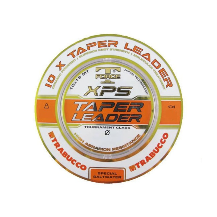 Fir monofilament conic Trabucco XPS Taper Leader 0.18-0.40mm/4.57-20.13kg/10x15m