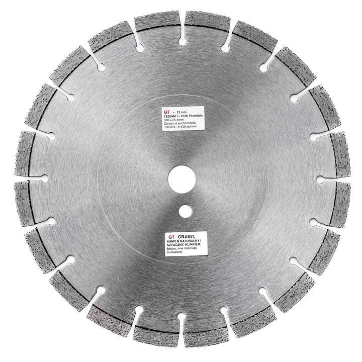 Disc diamantat Tediam, Granit/Beton, 300 mm