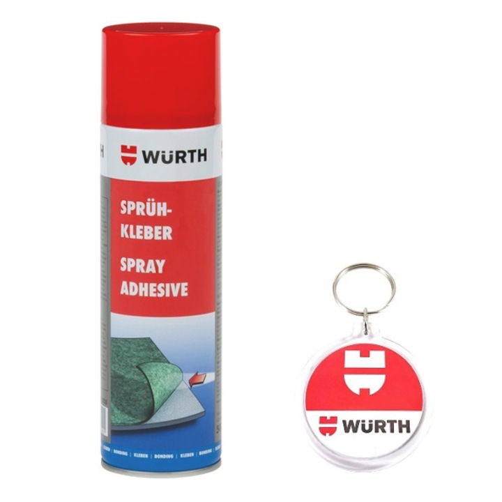 Set Adeziv spray 500 ml cu Breloc Wurth