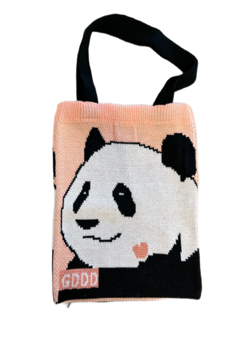 Textiltáska 40x33 Panda