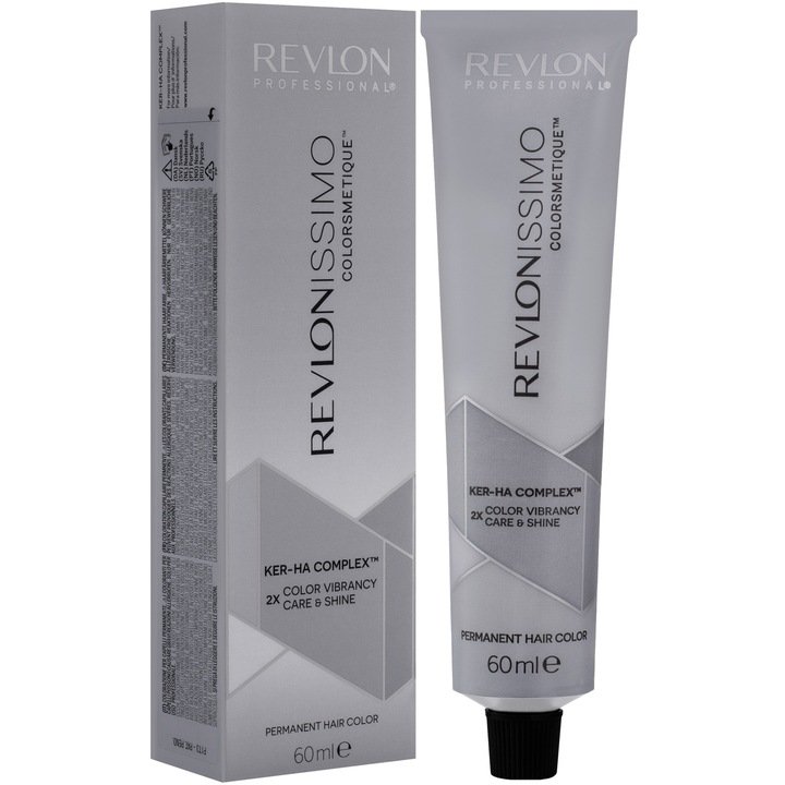 Vopsea de par Revlonissimo Colorsmetique, Revlon, Crema, 60ml, Blond deschis natural intens 8DN