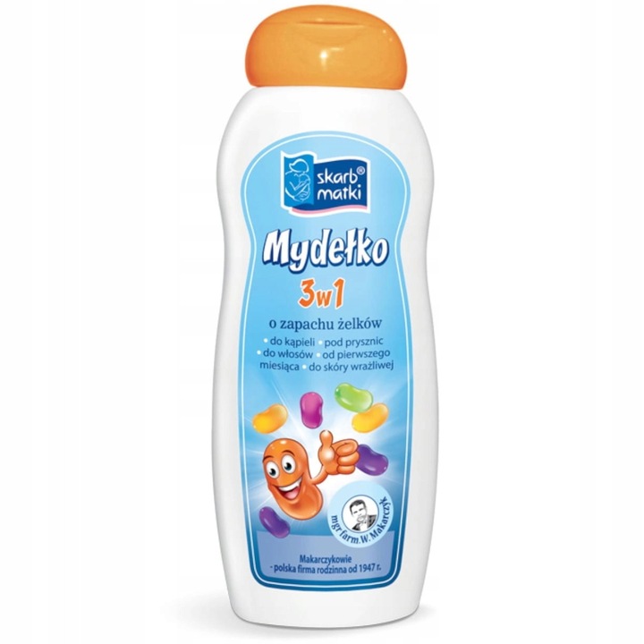 Sapun 3in1 copii, Skarb Matki, 250 ml