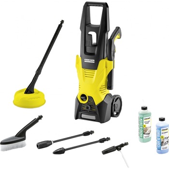 Aparat de spalat cu presiune Karcher K 3 Car & Home T150 EU, 1600 W, 120 bar, 380 l/h + Detergent terase si curti + Detergent auto Aparat de spalat cu presiune Karcher K 3 Car & Home T150 EU, 1600 W, 120 bar, 380 l/h + Detergent terase si curti + Detergent auto