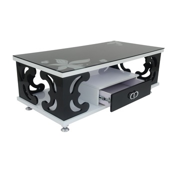 Masa cafea, CB, MC-36, Sticla, Mdf, 120 x 60 x 44 cm Masa cafea, CB, MC-36, Sticla, Mdf, 120 x 60 x 44 cm