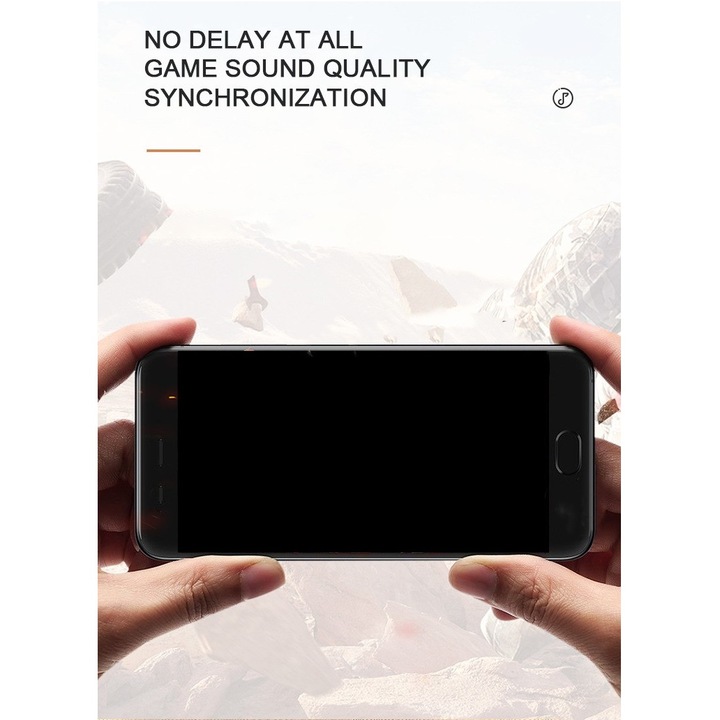 STELS YY-706 fülhallgató, Bluetooth 5.0, 3D hangzás, szürke / barna