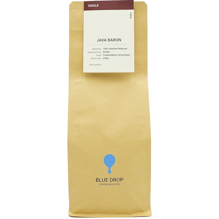 Kávébab, Blue Drop, Robusta, 340g