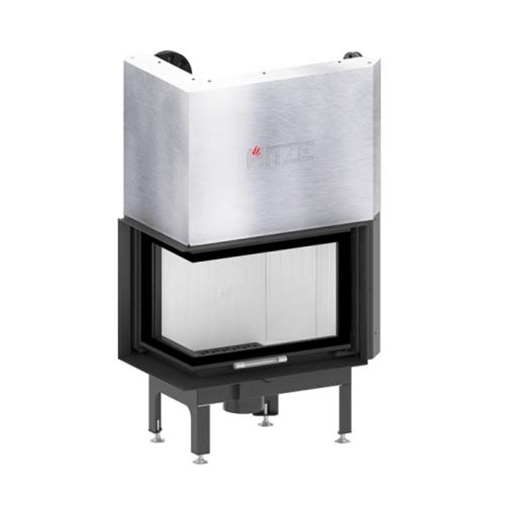 Fa kandalló Hitze Albero AL9L.G HD, 9kW, díszüveggel