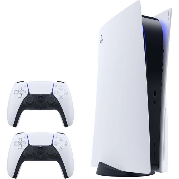 Конзола PlayStation 5 + Контролер DualSense Extra White