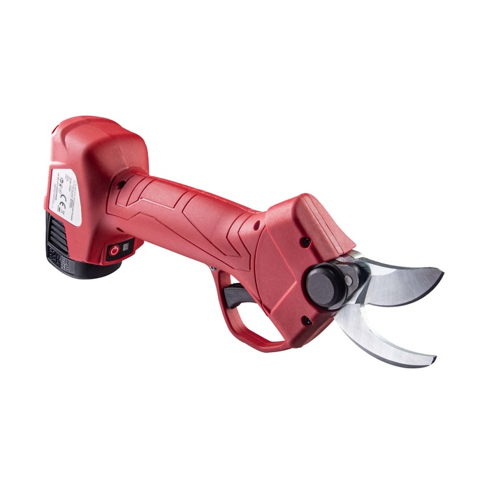 Акумулаторна безчеткова лозарска ножица Raider RD-PSH02, 16V, 25mm, 2 батерии и зарядно, куфар