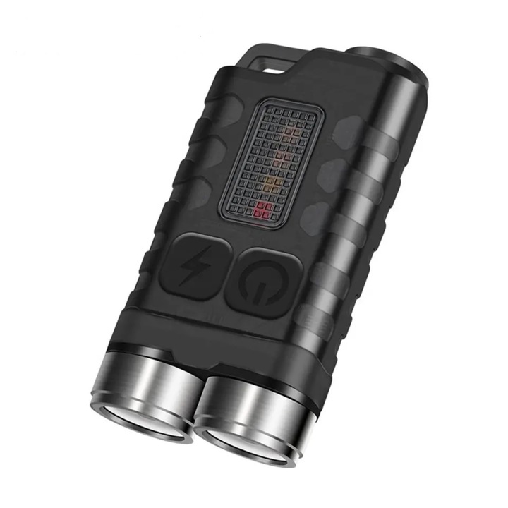 Asafee 10 XPG акумулаторен магнитен LED червен син UV мини многофункционален преносим ключодържател за фенерче