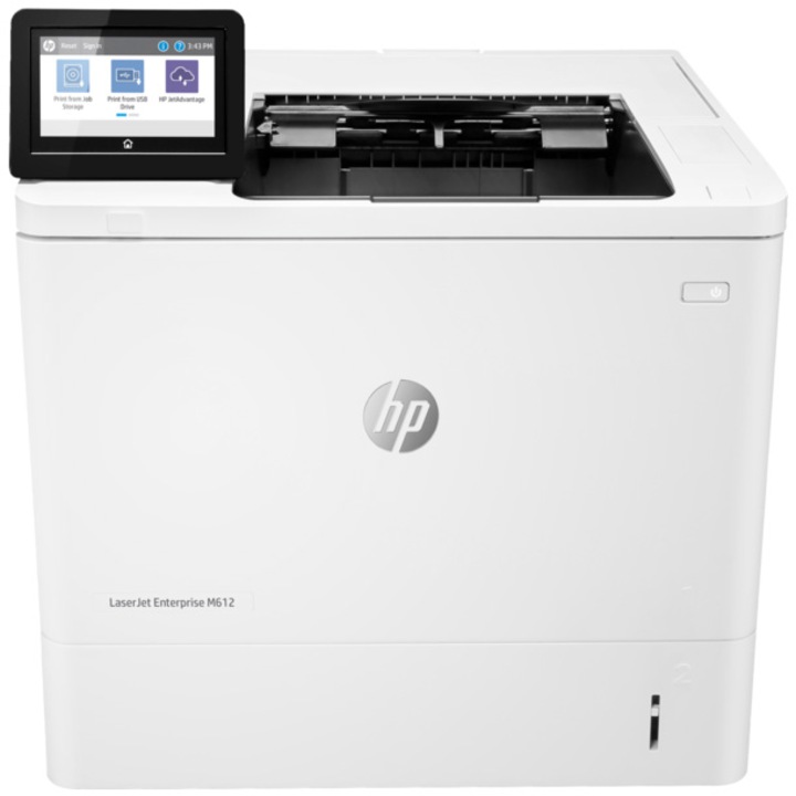 Imprimanta laser monocrom HP LaserJet Enterprise M612DN, A4, USB, Retea