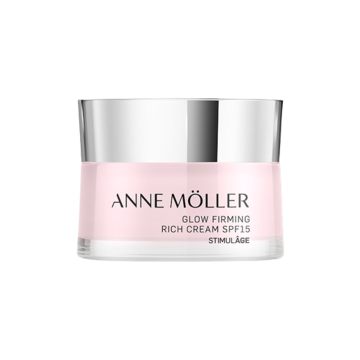 Crema faciala hidratanta anti-imbatranire de zi cu efect de fermitate si iluminare Anne Möller STIMULAGE SPF15 50 ml